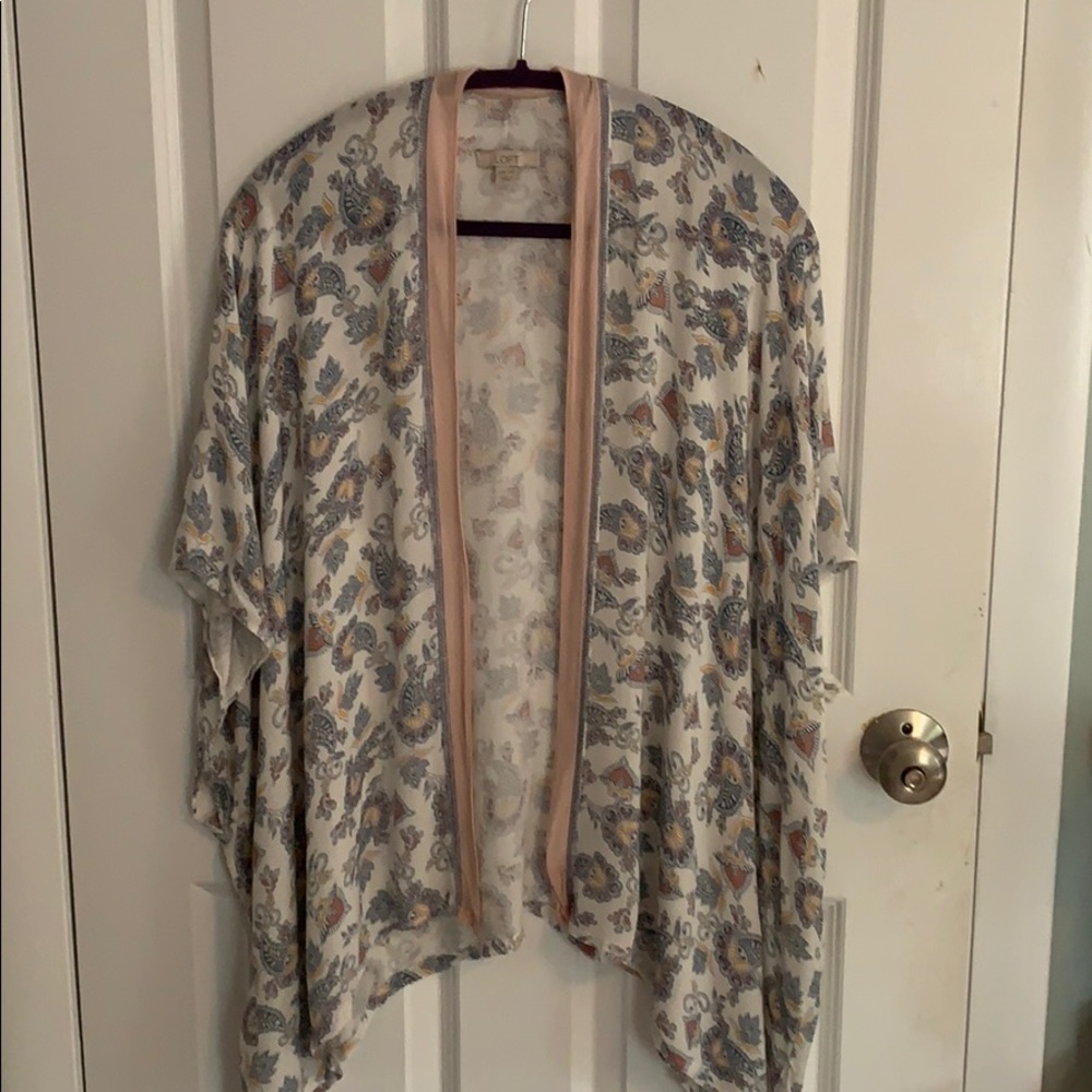 LOFT Paisley Poncho